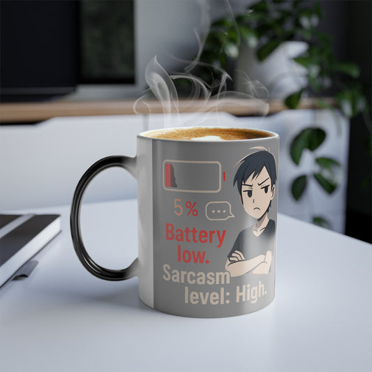 HoodnTee Mug | Anime Battery Mood Morphing Mug πβ