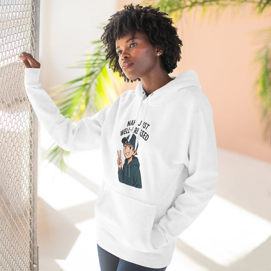 HoodnTee Hoodie | 'Mentally Stable?' Anime Boy Graphic Fleece Hoodie ✌️