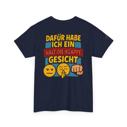 HoodnTee Shirt | Pokerface? Shut-Up-Face! Tee 🤫🇩🇪