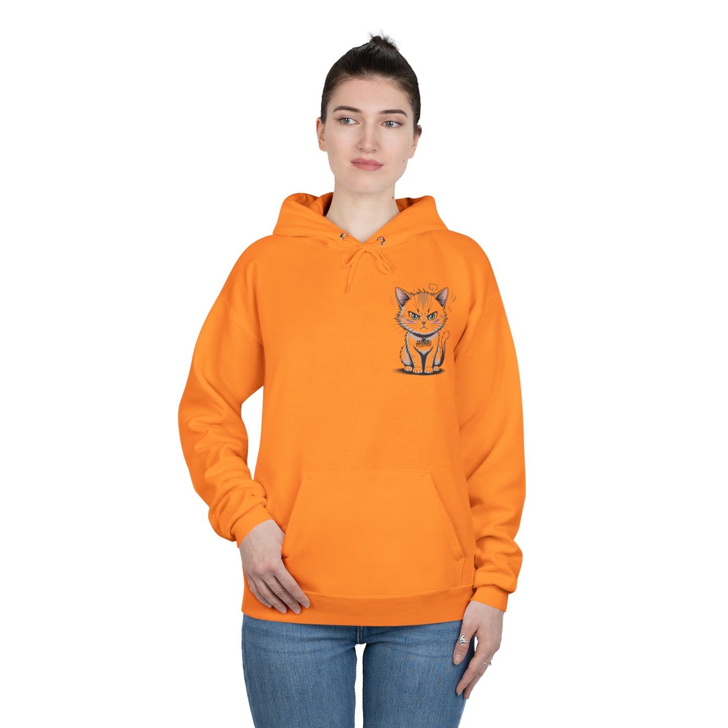 Funny Cat Coffee Hoodie – “Give Me Coffee or Give Me a Reason” Statement Pullover