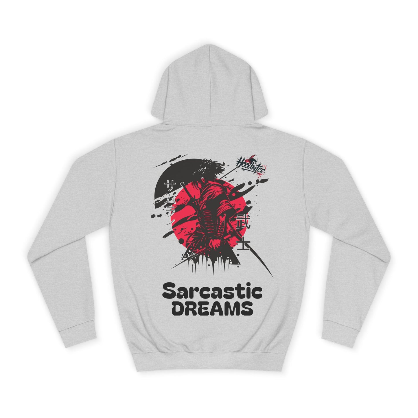 HoodnTee Hoodie - Red Samurai Unisex Hoodie - Sarcastic Dreams
