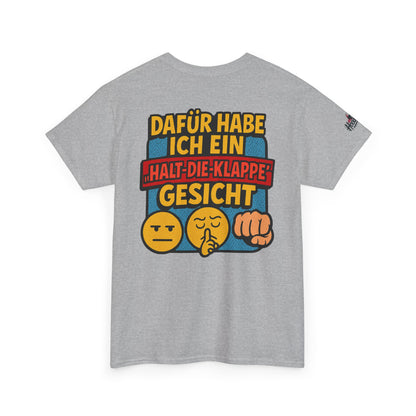 HoodnTee Shirt | Pokerface? Shut-Up-Face! Tee 🤫🇩🇪