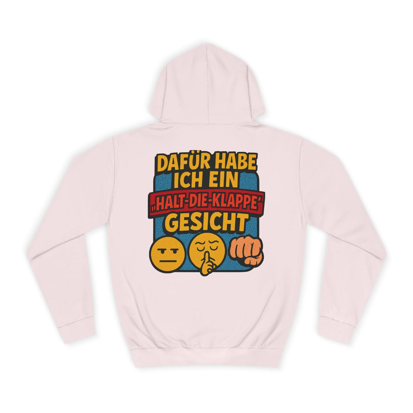HoodnTee Hoodie | Pokerface? Shut-Up-Face! Hoodie 🤫🇩🇪