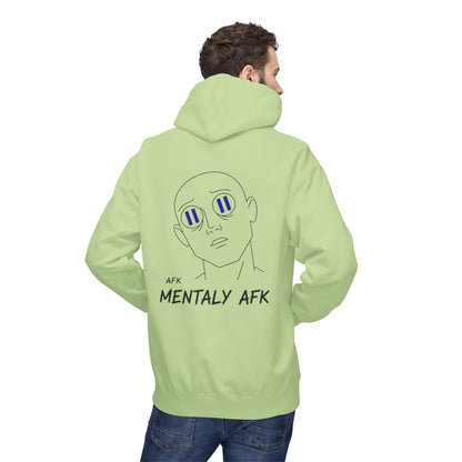 Mentally AFK Hoodie | Minimalist Anime Line Art Hoodie – HoodnTee