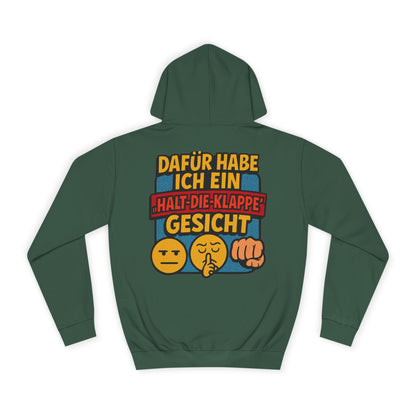 HoodnTee Hoodie | Pokerface? Shut-Up-Face! Hoodie 🤫🇩🇪