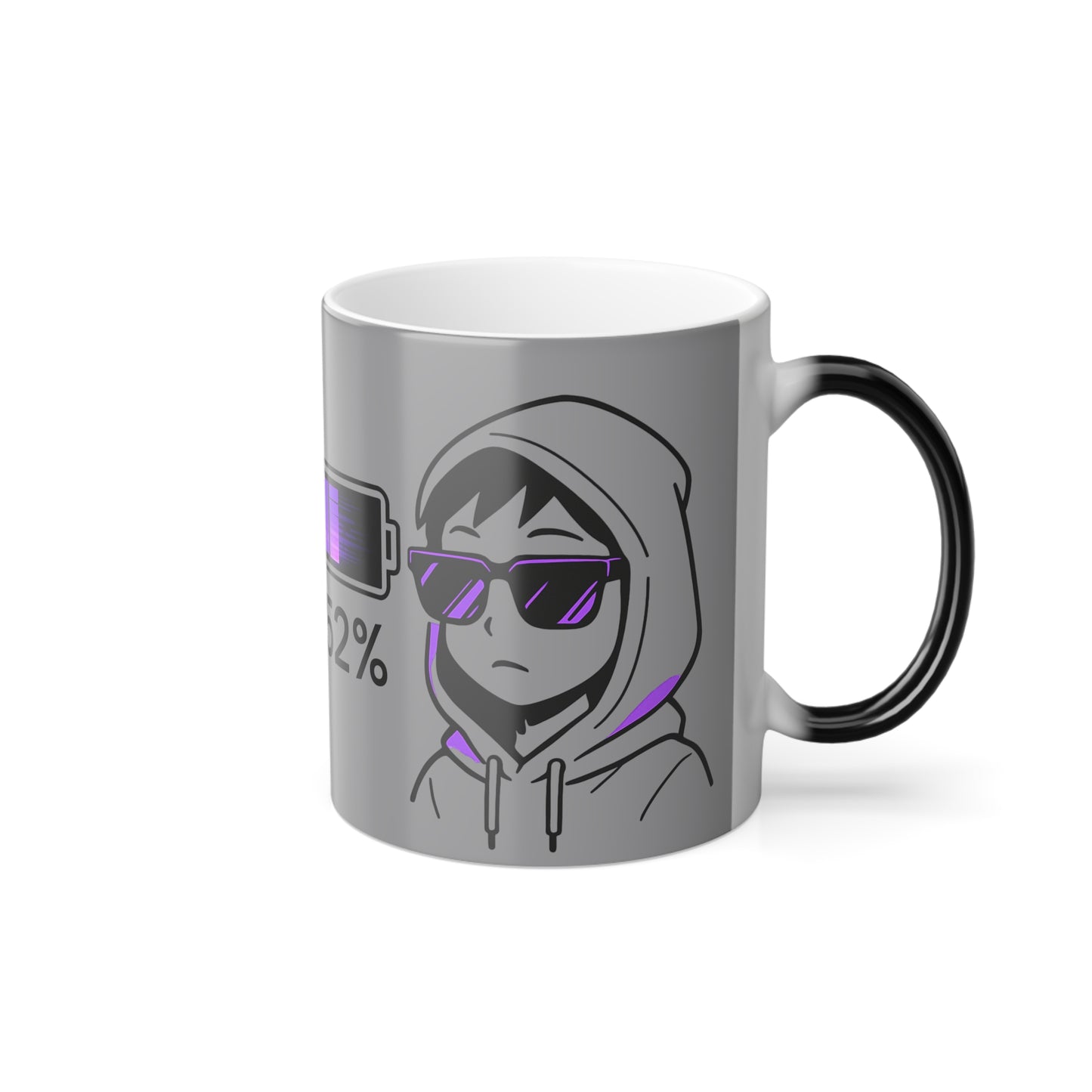 HoodnTee Mug | Anime Battery Mood Morphing Mug 🔋☕