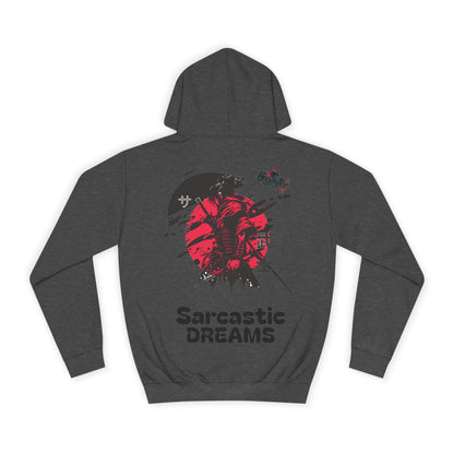 HoodnTee Hoodie - Red Samurai Unisex Hoodie - Sarcastic Dreams