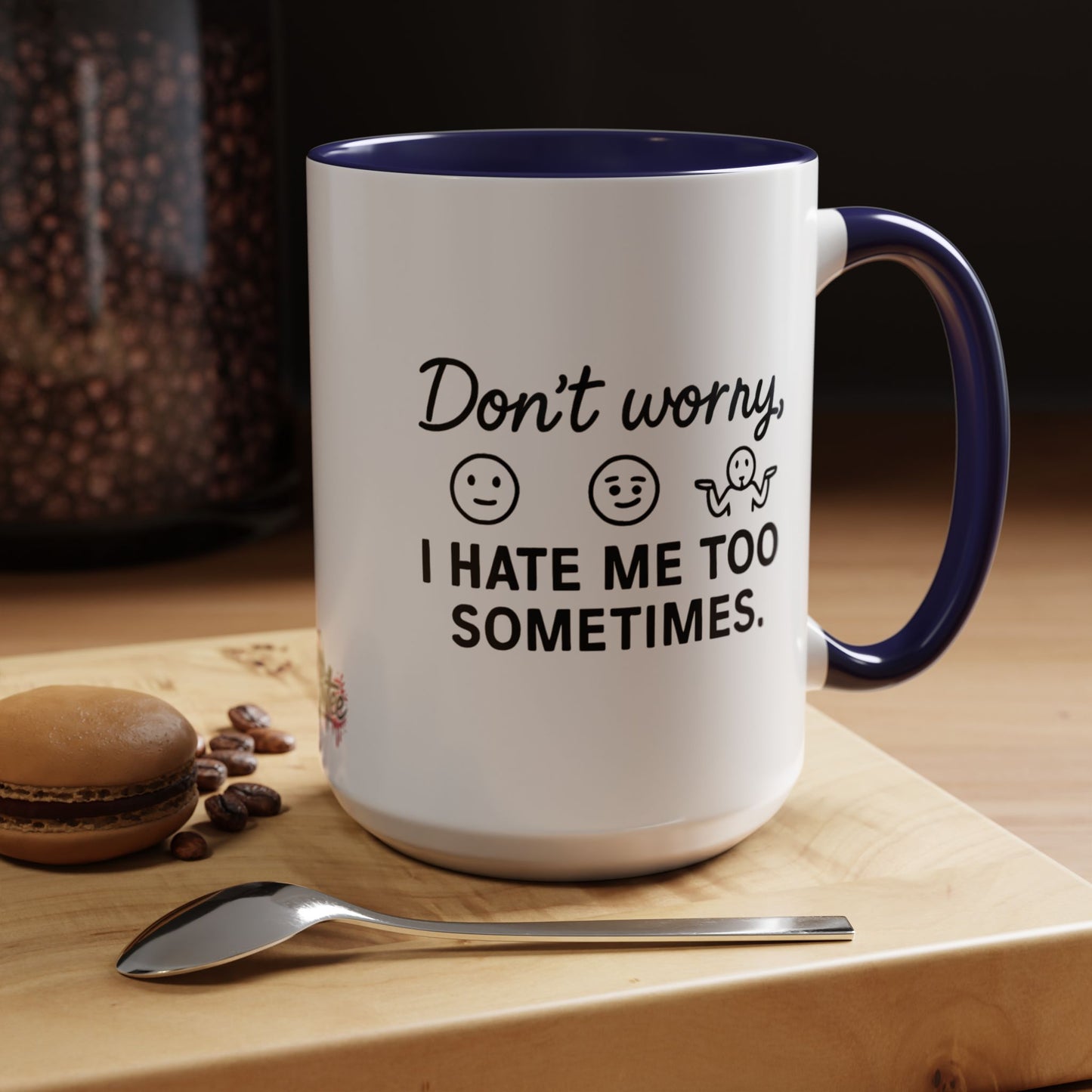 HoodnTee Mug | I Hate Me Too Accent Mug 🖤☕