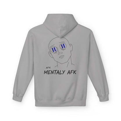 Mentally AFK Hoodie | Minimalist Anime Line Art Hoodie – HoodnTee