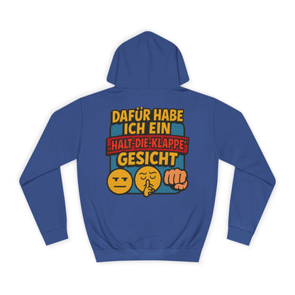 HoodnTee Hoodie | Pokerface? Shut-Up-Face! Hoodie 🤫🇩🇪