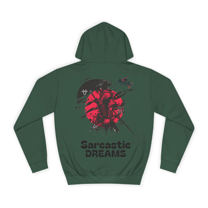 HoodnTee Hoodie - Red Samurai Unisex Hoodie - Sarcastic Dreams