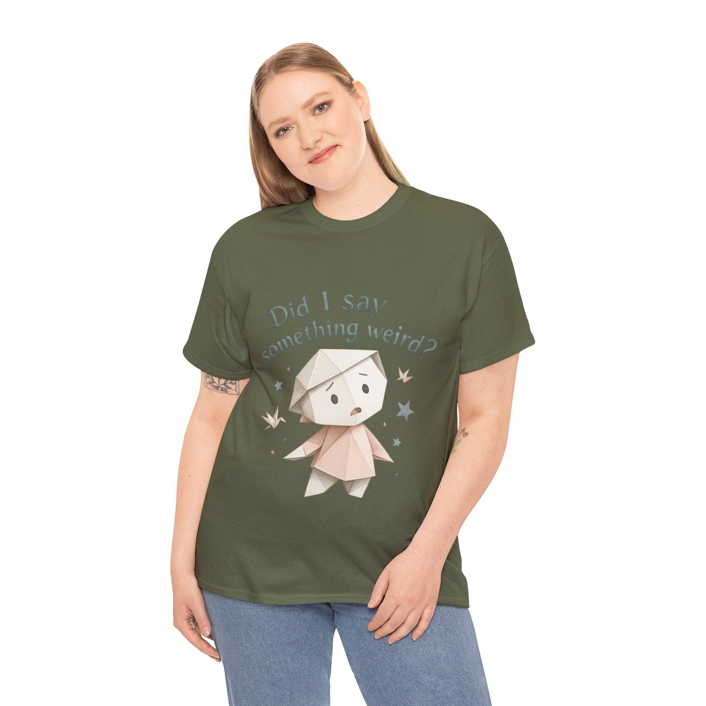 HoodnTee Shirt | Overthink Combo Tee 🧠 — I’m Fine” Dual-Sided