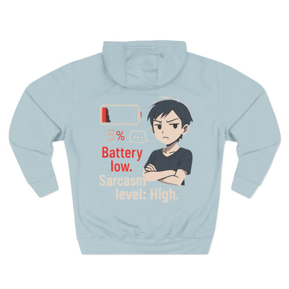 HoodnTee Hoodie | Battery Low Anime Hoodie 🔋😫