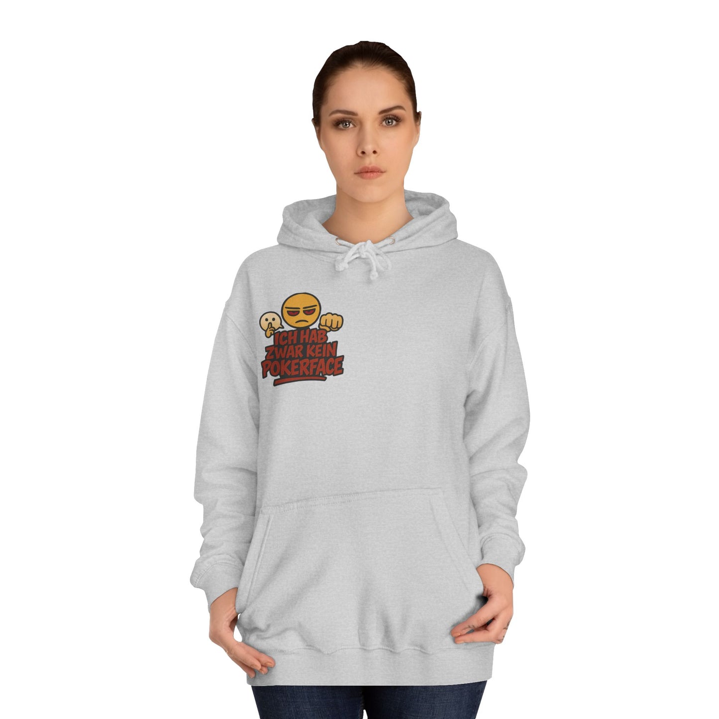 HoodnTee Hoodie | Pokerface? Shut-Up-Face! Hoodie 🤫🇩🇪