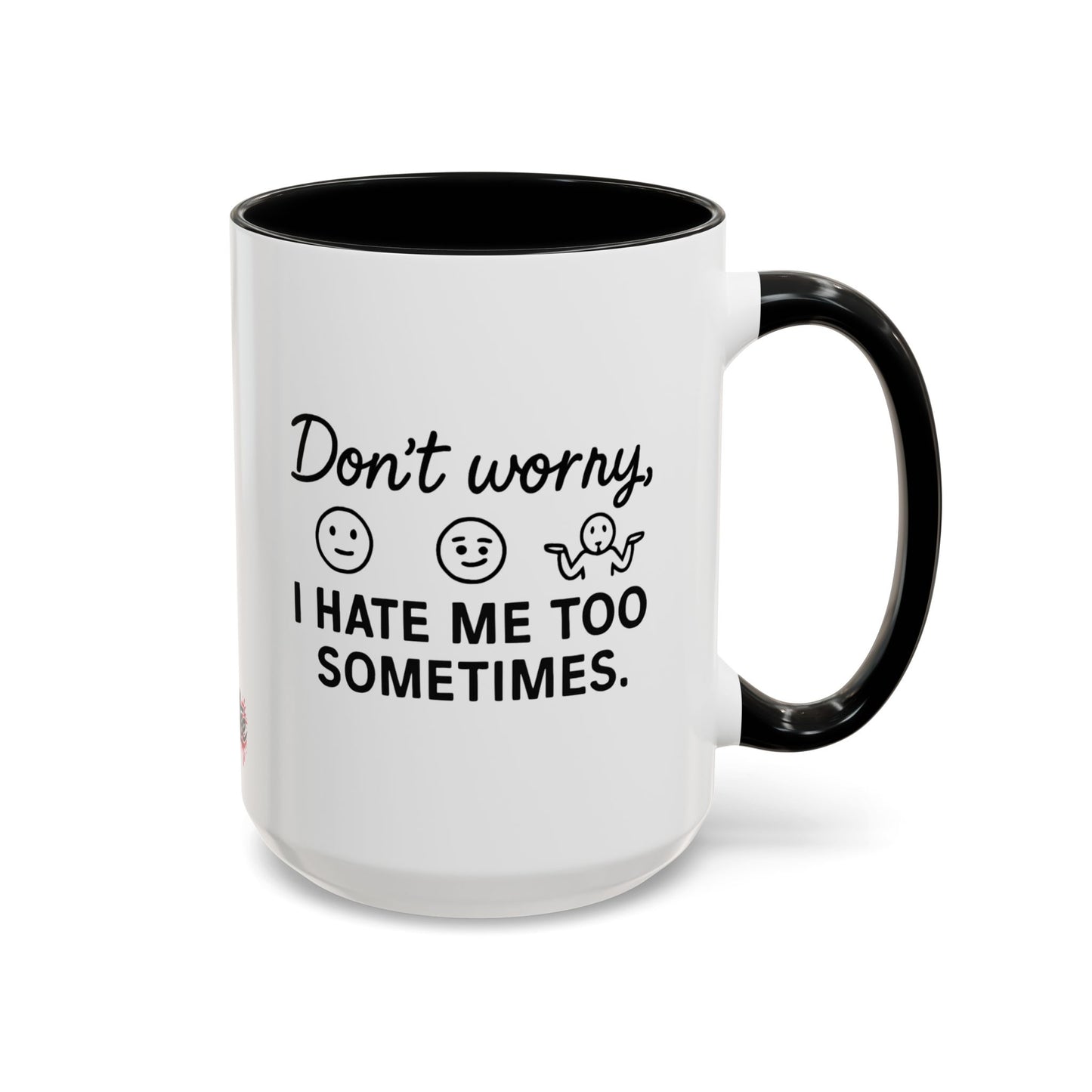 HoodnTee Mug | I Hate Me Too Accent Mug 🖤☕