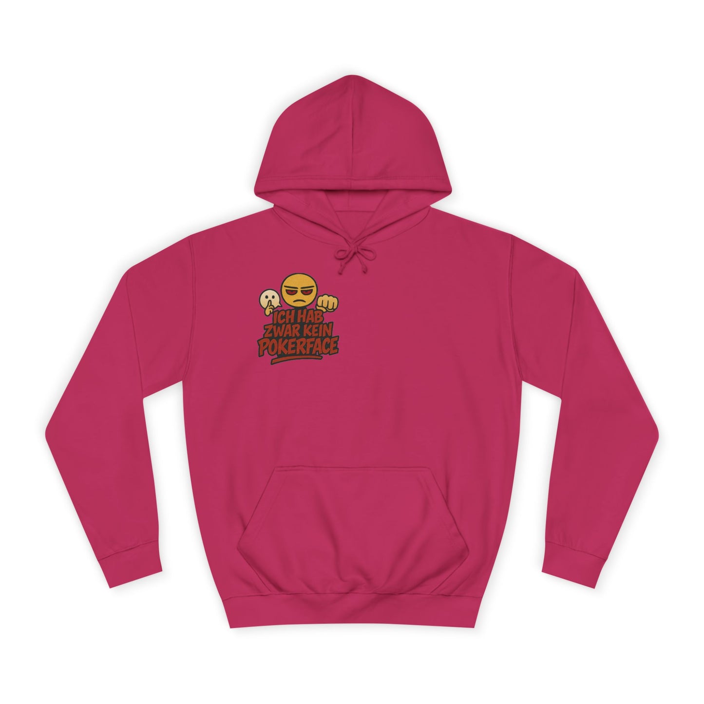 HoodnTee Hoodie | Pokerface? Shut-Up-Face! Hoodie 🤫🇩🇪