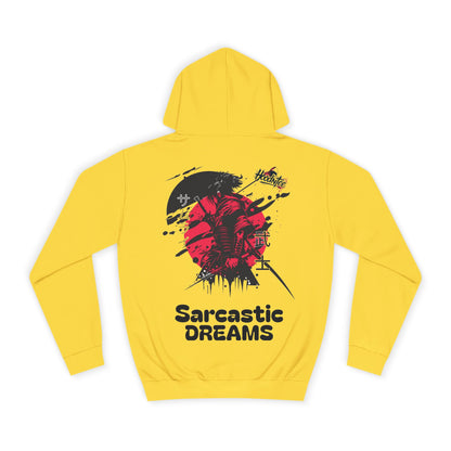 HoodnTee Hoodie - Red Samurai Unisex Hoodie - Sarcastic Dreams