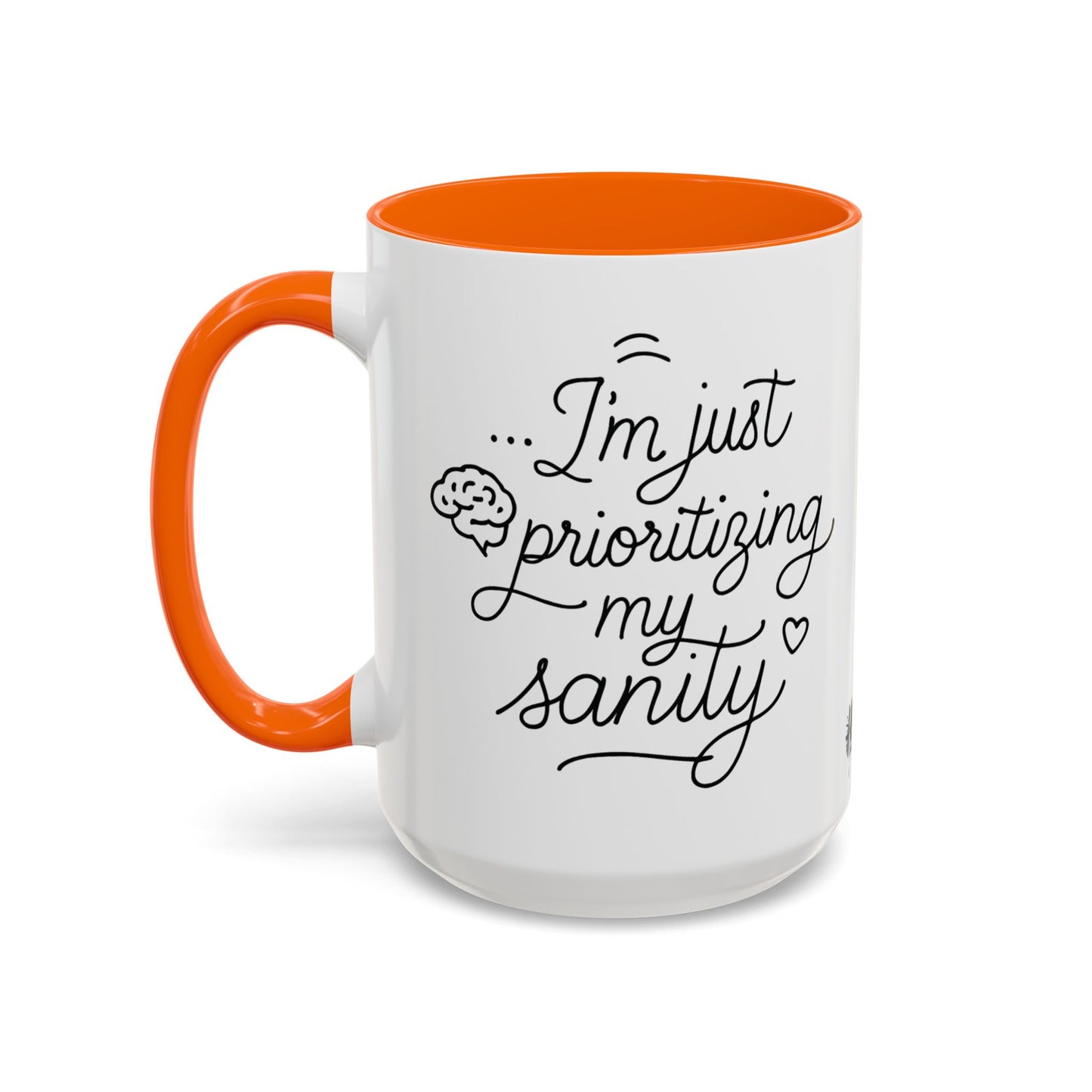 HoodnTee Mug | Prioritizing My Sanity Coffee Mug 🧠☕