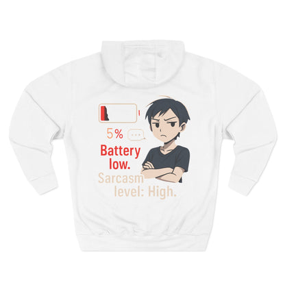HoodnTee Hoodie | Battery Low Anime Hoodie 🔋😫