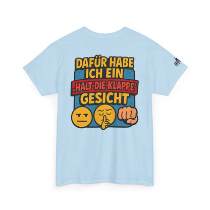 HoodnTee Shirt | Pokerface? Shut-Up-Face! Tee 🤫🇩🇪