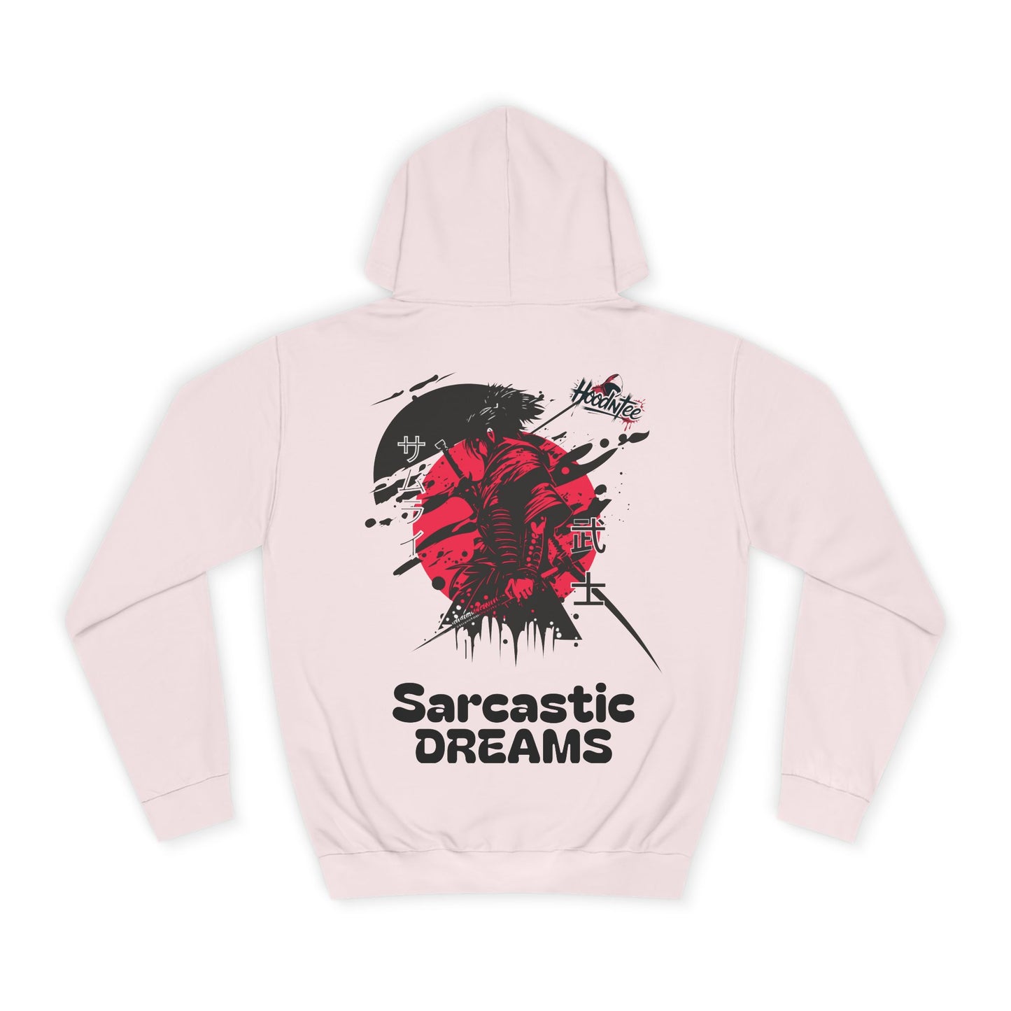 HoodnTee Hoodie - Red Samurai Unisex Hoodie - Sarcastic Dreams