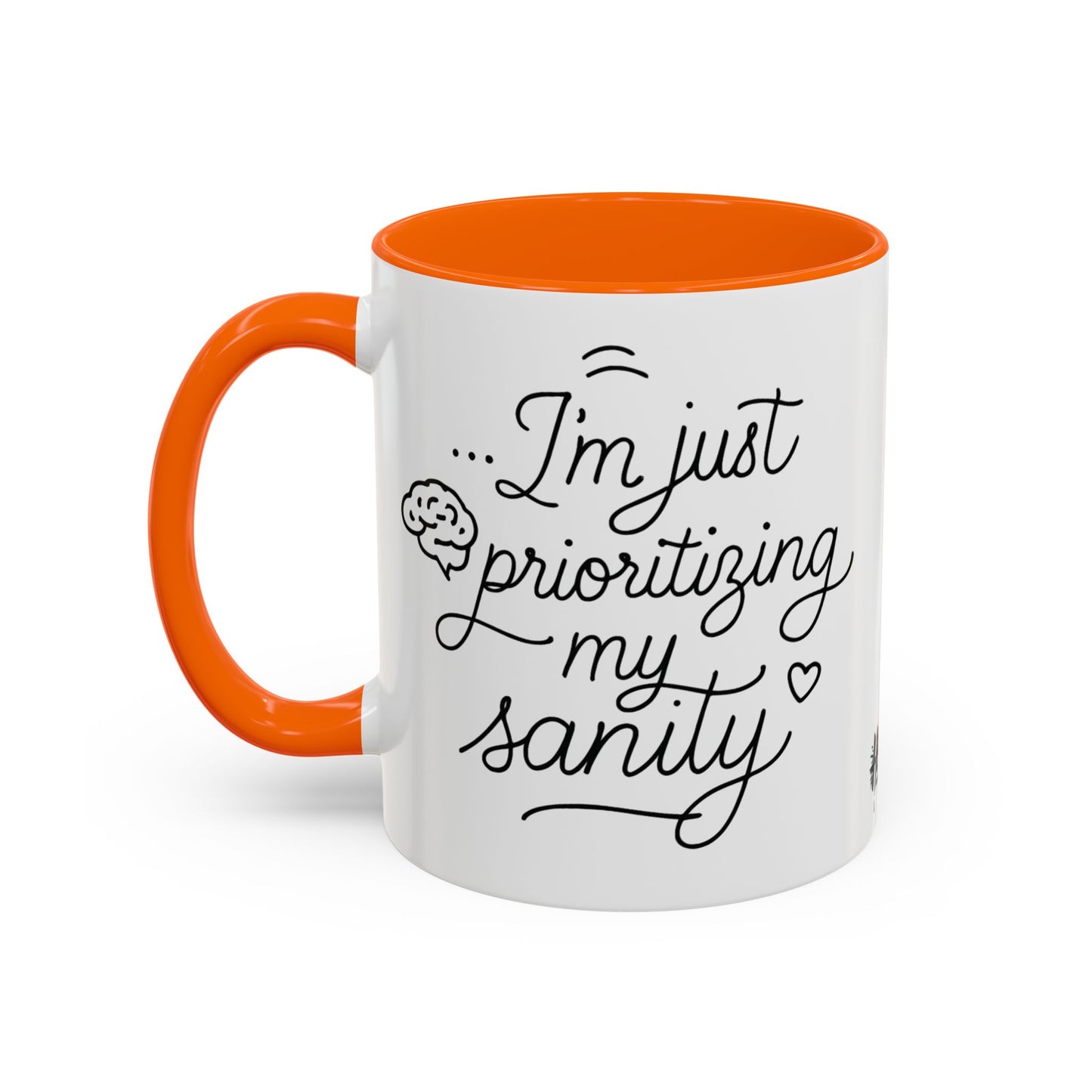 HoodnTee Mug | Prioritizing My Sanity Coffee Mug 🧠☕