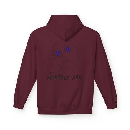 Mentally AFK Hoodie | Minimalist Anime Line Art Hoodie – HoodnTee
