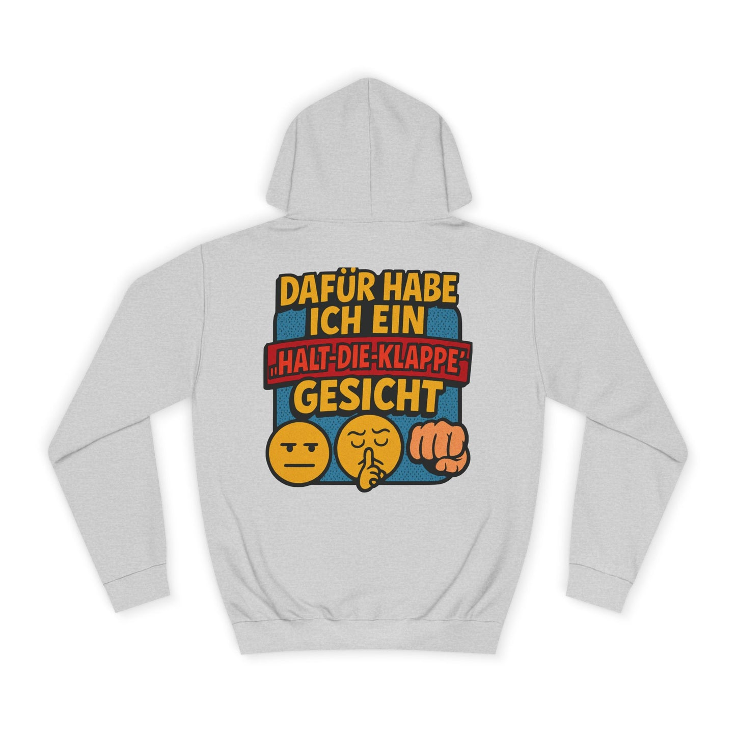 HoodnTee Hoodie | Pokerface? Shut-Up-Face! Hoodie 🤫🇩🇪