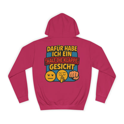 HoodnTee Hoodie | Pokerface? Shut-Up-Face! Hoodie 🤫🇩🇪
