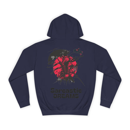 HoodnTee Hoodie - Red Samurai Unisex Hoodie - Sarcastic Dreams