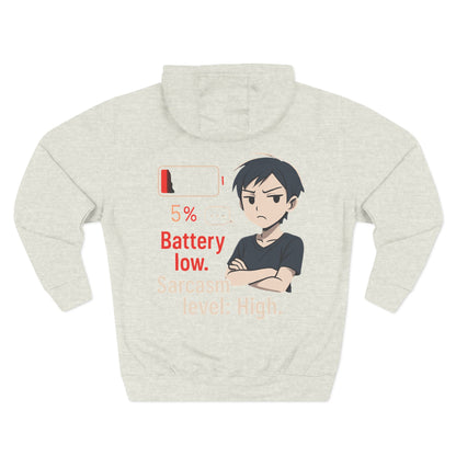 HoodnTee Hoodie | Battery Low Anime Hoodie 🔋😫