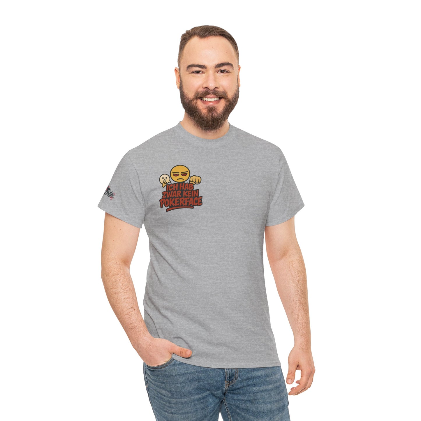 HoodnTee Shirt | Pokerface? Shut-Up-Face! Tee 🤫🇩🇪