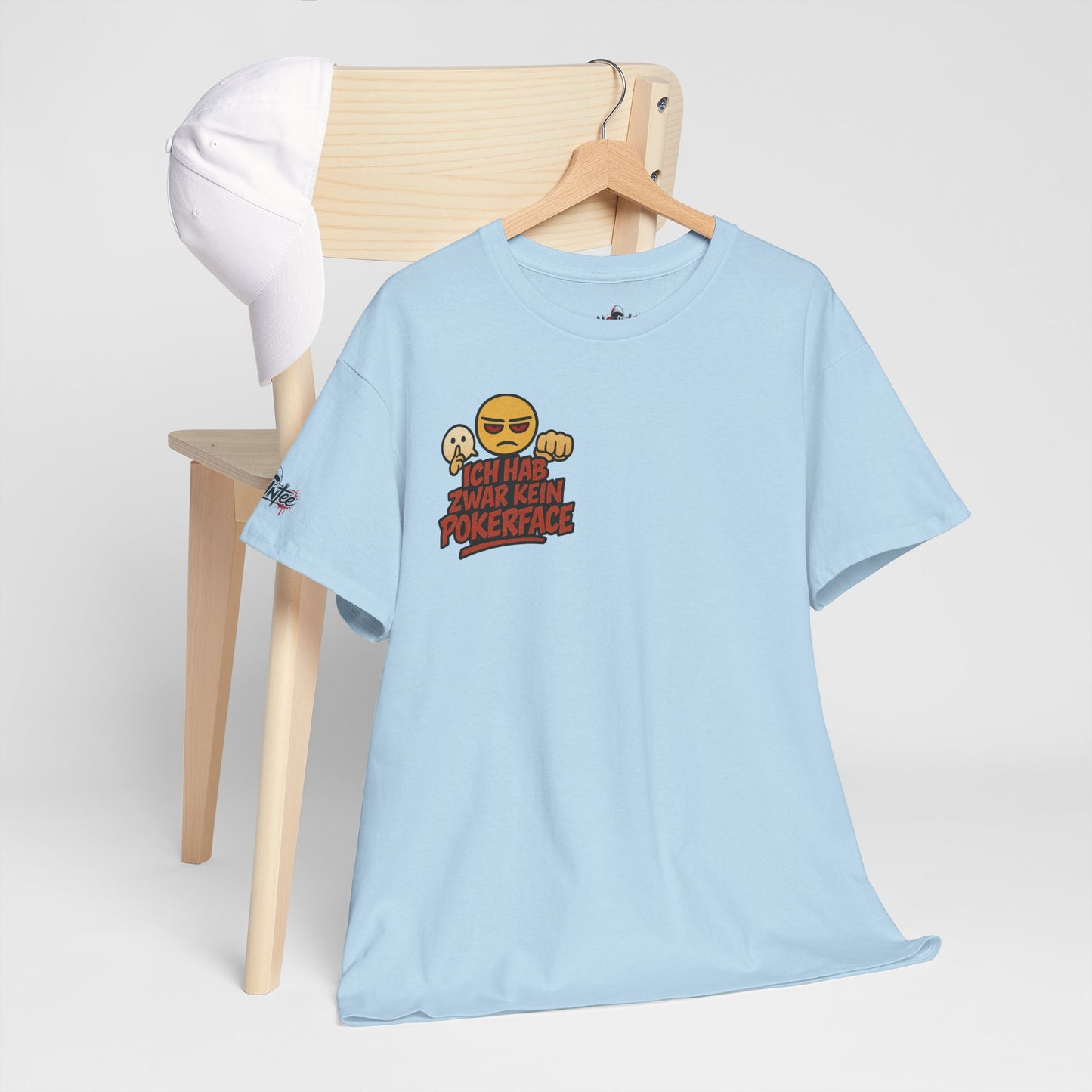 HoodnTee Shirt | Pokerface? Shut-Up-Face! Tee 🤫🇩🇪