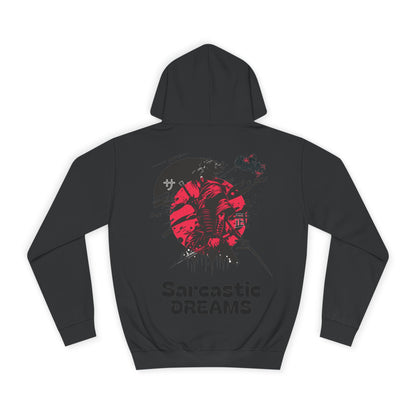 HoodnTee Hoodie - Red Samurai Unisex Hoodie - Sarcastic Dreams
