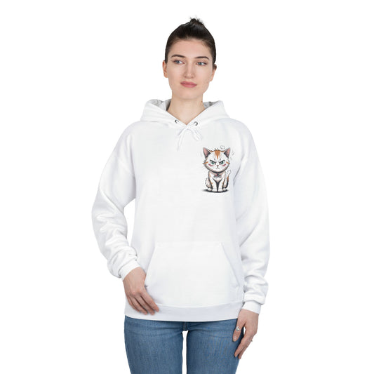 Funny Cat Coffee Hoodie – “Give Me Coffee or Give Me a Reason” Statement Pullover
