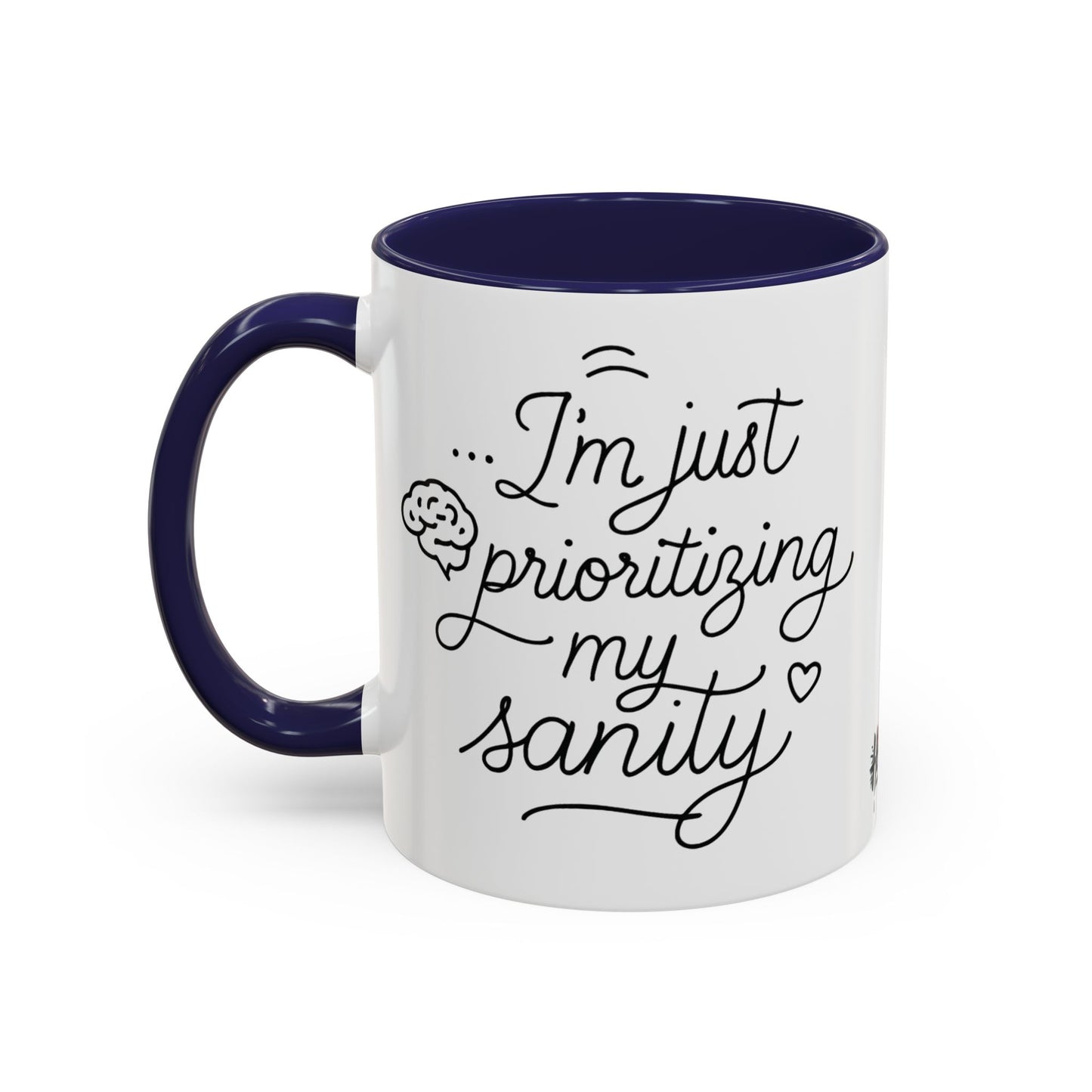 HoodnTee Mug | Prioritizing My Sanity Coffee Mug 🧠☕
