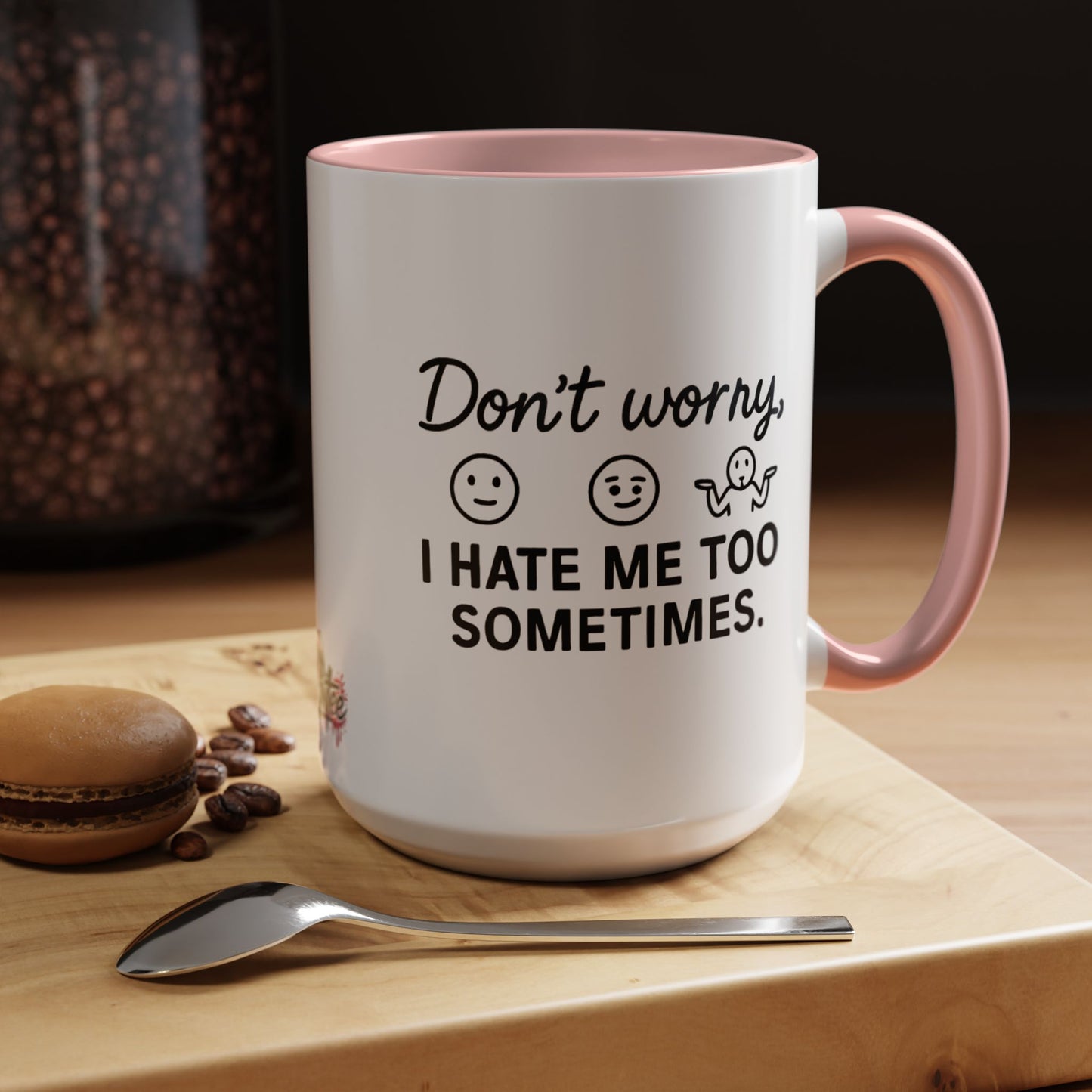 HoodnTee Mug | I Hate Me Too Accent Mug 🖤☕